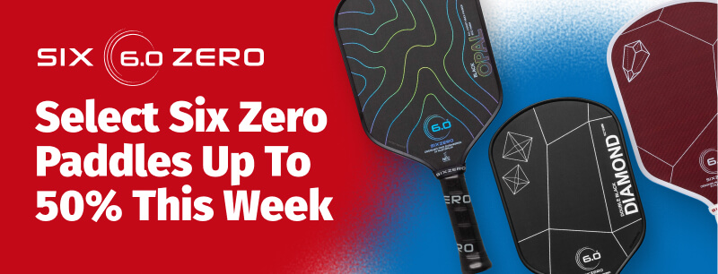 Select Six Zero Paddles Up To 50% This Week. Sale includes the Six Zero Black Opal and Double Black Diamond models.